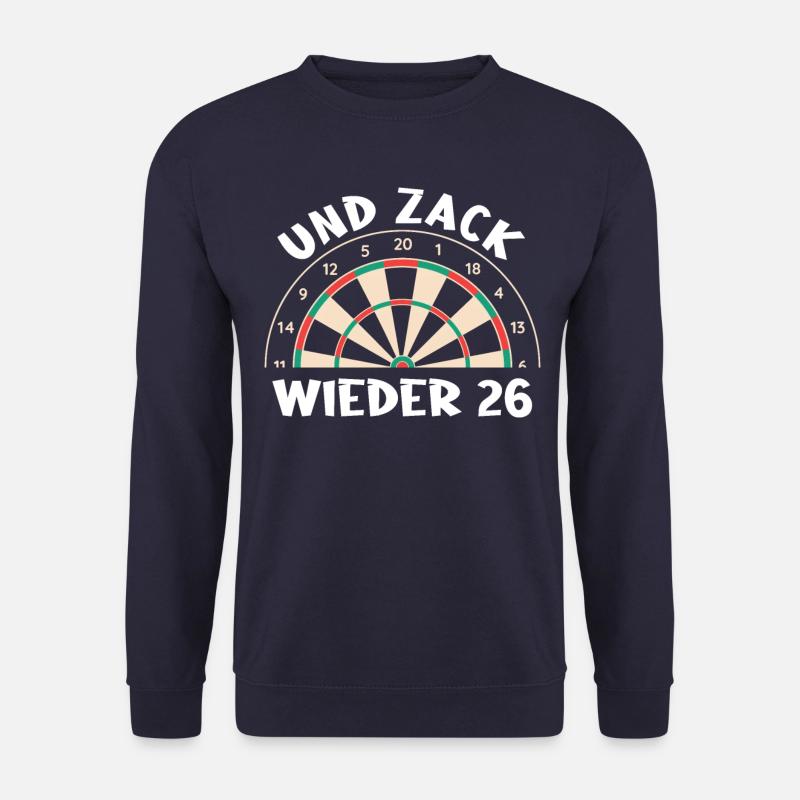 Dart Darts Dartspieler Dartsport - Unisex Pullover - Navy