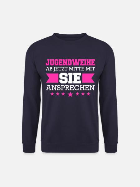 Jugendweihe Mädchen Junge Erwachsen - Unisex Pullover - Navy