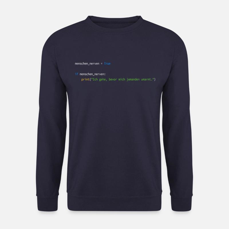 Programmierer Informatiker Nerd Softwareingenieur - Unisex Pullover - Navy