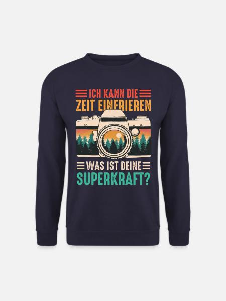 Fotograf Fotografie - Unisex Pullover - Navy