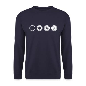 Photographer Photography - Unisex Sweatshirt - navy - Front - Alina (178cm) & Michal (187cm)