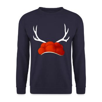 Schwarzwald Schwarzwälder Baden-Württemberg - Unisex Pullover - Navy - Vorne - Alina (178cm) & Michal (187cm)