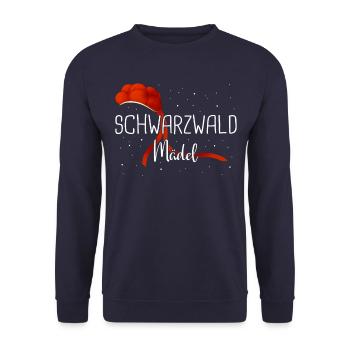 Schwarzwald Schwarzwälder Baden-Württemberg - Unisex Pullover - Navy - Vorne - Alina (178cm) & Michal (187cm)