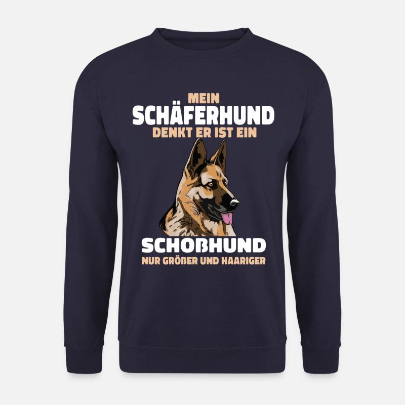 Deutscher Schäferhund Hund Malinois - Unisex Pullover - Navy