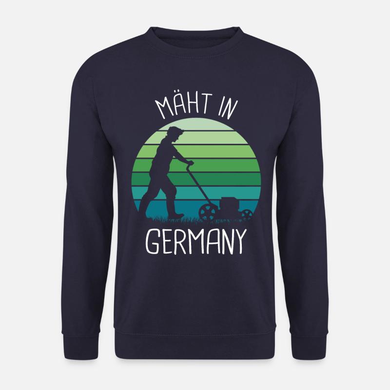 Rasenmäher Mäher Rasentraktor Gärtner - Unisex Pullover - Navy