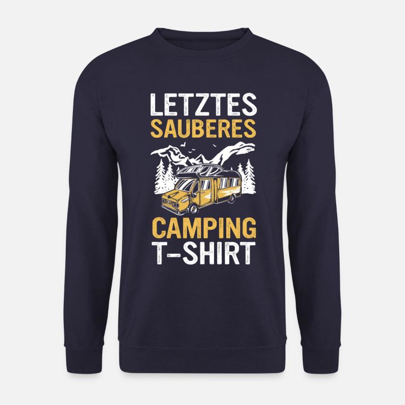 Camping Wohnwagen Camper - Unisex Pullover - Navy