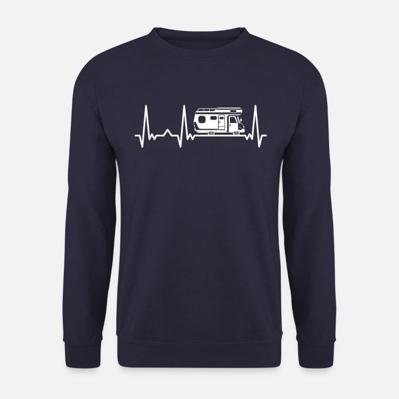 Camping Wohnwagen Camper - Unisex Pullover - Navy