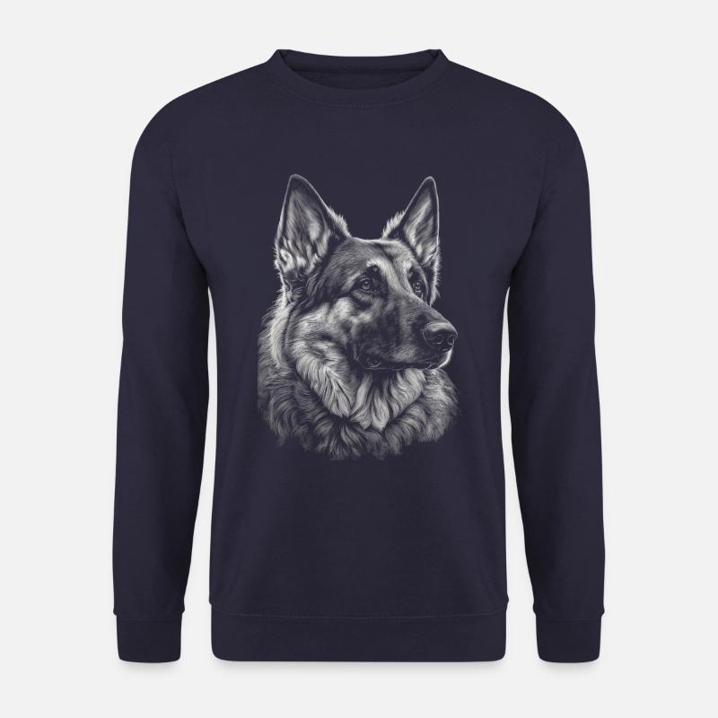 German Shepherd Dog Malinois - Unisex Sweatshirt - navy