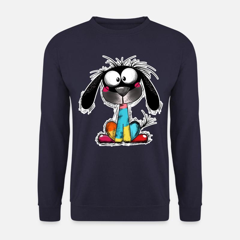 Farbenfroher Hund - Unisex Pullover - Navy