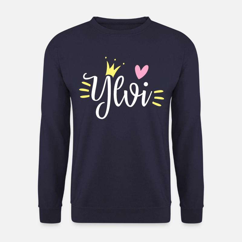 Ylvi Name Crown - Unisex Sweatshirt - navy