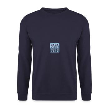 seit 1983 - Unisex Pullover - Navy - Vorne - Alina (178cm) & Michal (187cm)