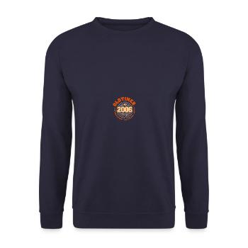 Jahr 2006 - Unisex Pullover - Navy - Vorne - Alina (178cm) & Michal (187cm)