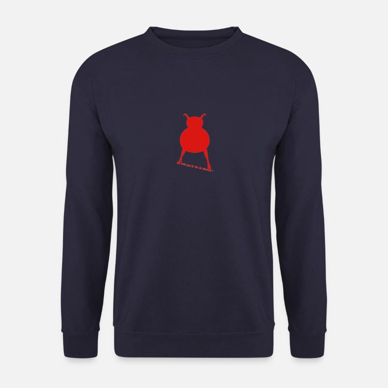 Dahu: Don't see life wrong - Unisex Sweatshirt - navy