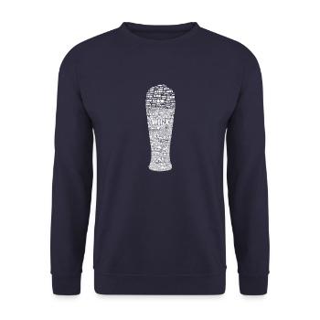 Woiza - Unisex Pullover - Navy - Vorne - Alina (178cm) & Michal (187cm)