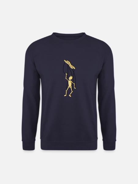 Marionette Puppet - Unisex Sweatshirt - navy