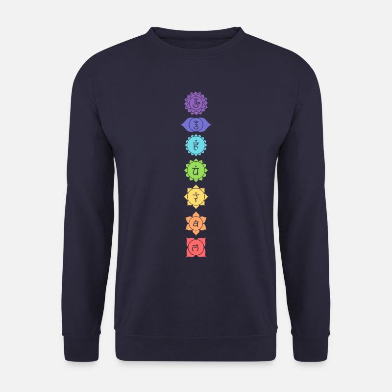 Chakras - Unisex Pullover - Navy