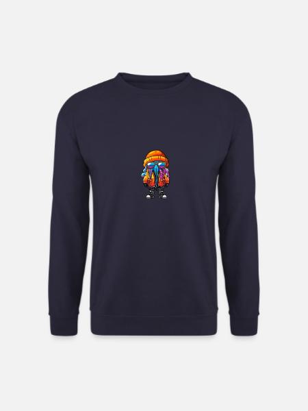 Méduse Hiver - Sweat-shirt Unisexe - marine