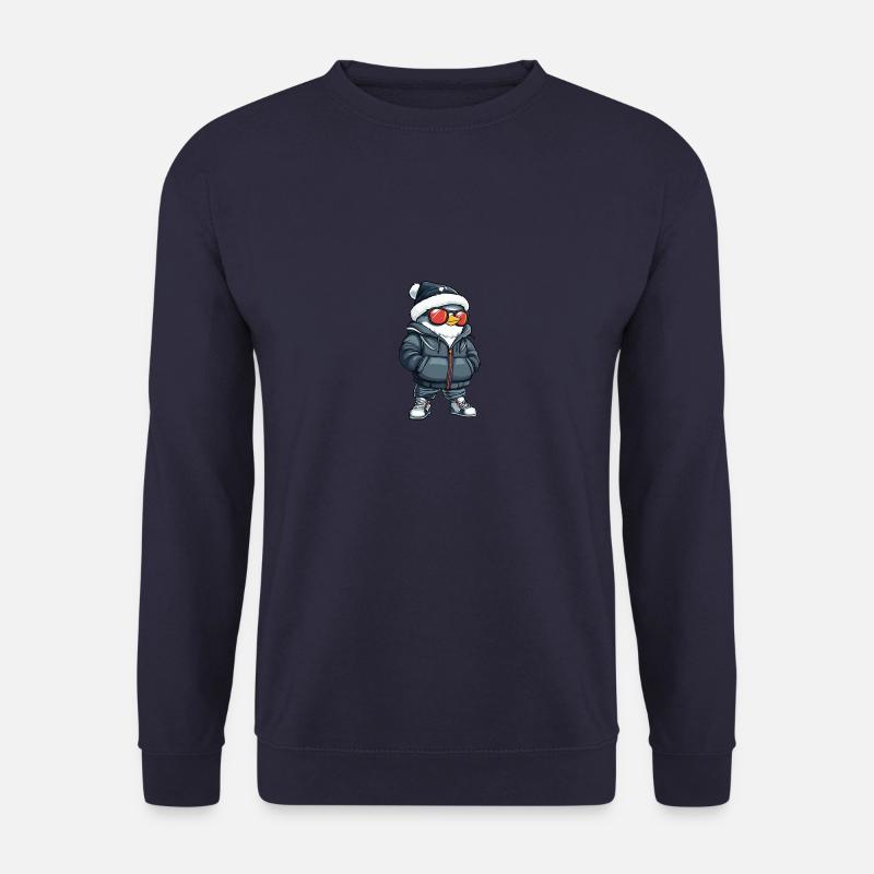 Taube Vogel Winter - Unisex Pullover - Navy