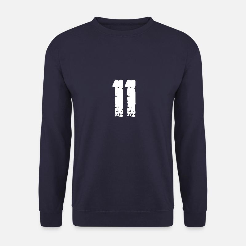 11 Zahl Vintage - Unisex Pullover - Navy