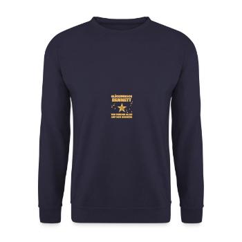 Kollegin Bennett - Unisex Pullover - Navy - Vorne - Alina (178cm) & Michal (187cm)