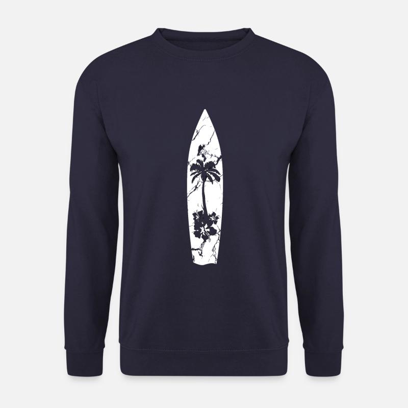 SURFBOARD SURFING SURFER - Unisex Pullover - Navy