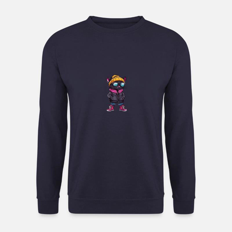 Panther Winter Comic - Unisex Sweatshirt - navy
