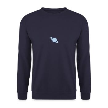 Système solaire - Planètes - Espace - Sweat-shirt Unisexe - marine - Devant - Alina (178cm) & Michal (187cm)