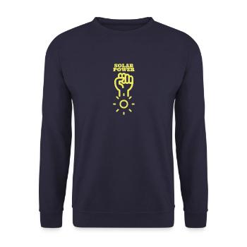 Sun Power - Unisex Pullover - Navy - Vorne - Alina (178cm) & Michal (187cm)