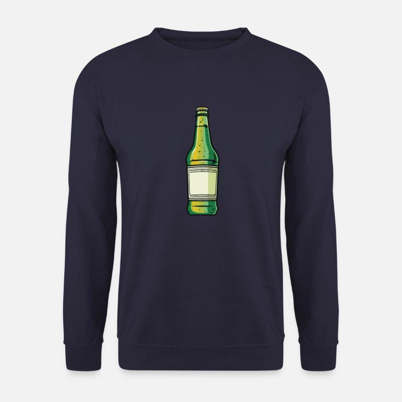 Beer Bottle Beer Drinking Icon - Unisex Sweatshirt - navy