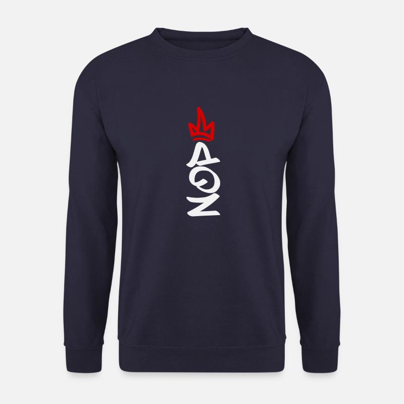 No Kings in America since 1776 Schrift vertikal - Unisex Pullover - Navy