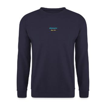 Balancist #1Neu 2 - Unisex Sweatshirt - navy - Front - Alina (178cm) & Michal (187cm)