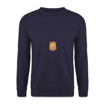 Party Charly - Unisex Pullover - Navy - Vorne - Alina (178cm) & Michal (187cm)