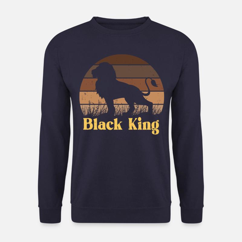 Black King - Unisex Sweatshirt - navy