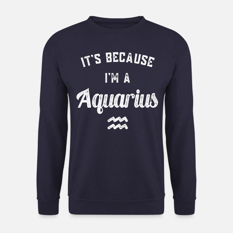 Sternzeichen Wassermann - Unisex Pullover - Navy