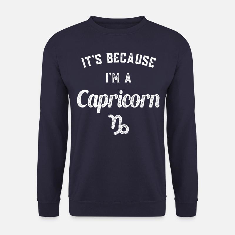 Sternzeichen Steinbock - Unisex Pullover - Navy