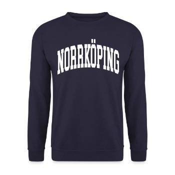 Norrköping - Sweat-shirt Unisexe - marine - Devant - Alina (178cm) & Michal (187cm)
