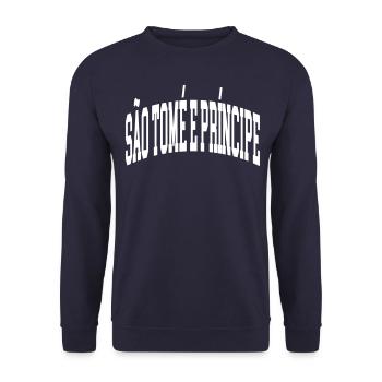 São Tomé-et-Príncipe - Sweat-shirt Unisexe - marine - Devant - Alina (178cm) & Michal (187cm)
