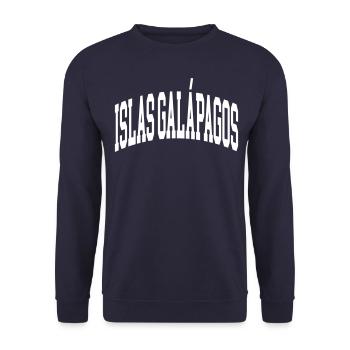 Île des Galápagos - Sweat-shirt Unisexe - marine - Devant - Alina (178cm) & Michal (187cm)