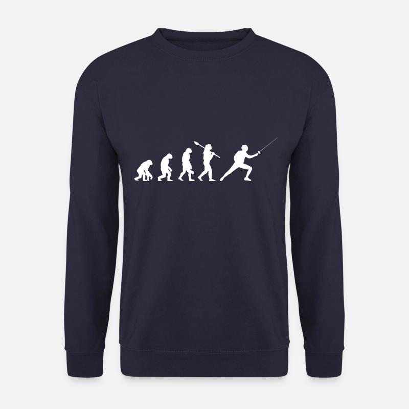 Fencing Evolution - Unisex Sweatshirt - navy