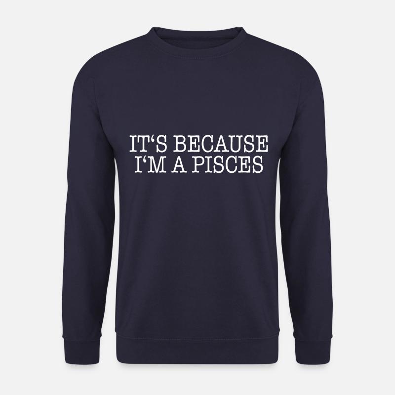 Zodiac sign Pisces - Unisex Sweatshirt - navy