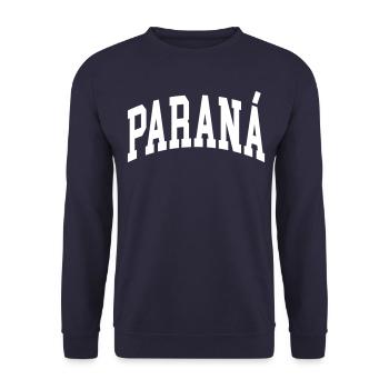Parana - Unisex Sweatshirt - navy - Front - Alina (178cm) & Michal (187cm)