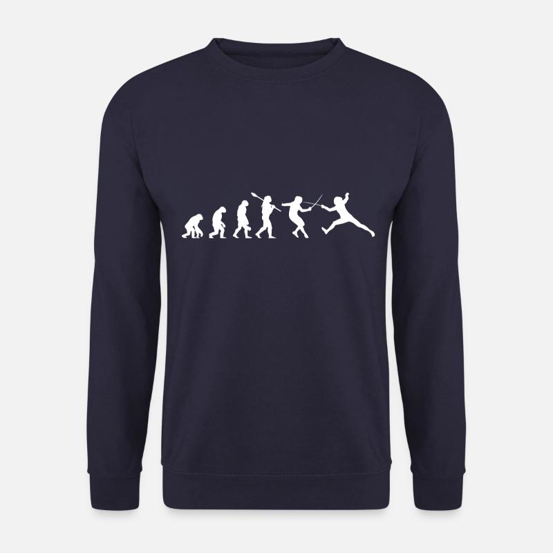 Fencing Evolution - Unisex Sweatshirt - navy