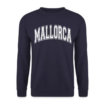 Majorca - Unisex Sweatshirt - navy - Front - Alina (178cm) & Michal (187cm)