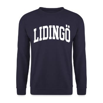 Lidingö - Unisex Pullover - Navy - Vorne - Alina (178cm) & Michal (187cm)