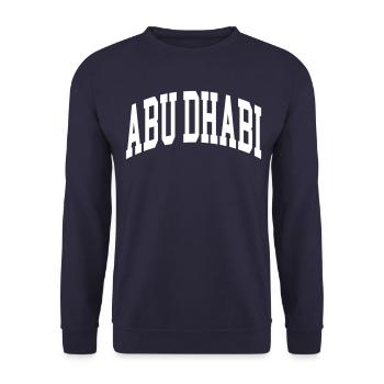 Abu Dhabi - Unisex Pullover - Navy - Vorne - Alina (178cm) & Michal (187cm)