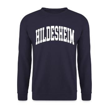 Hildesheim - Sweat-shirt Unisexe - marine - Devant - Alina (178cm) & Michal (187cm)
