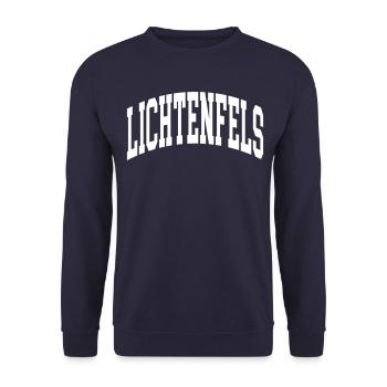 Lichtenfels - Sweat-shirt Unisexe - marine - Devant - Alina (178cm) & Michal (187cm)