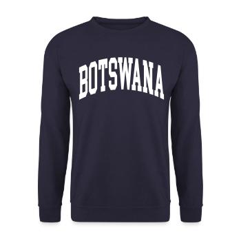Botswana - Unisex Pullover - Navy - Vorne - Alina (178cm) & Michal (187cm)