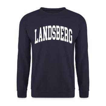 Canton de Landsberg - Sweat-shirt Unisexe - marine - Devant - Alina (178cm) & Michal (187cm)