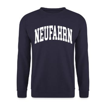 Neufahrn - Unisex Sweatshirt - navy - Front - Alina (178cm) & Michal (187cm)